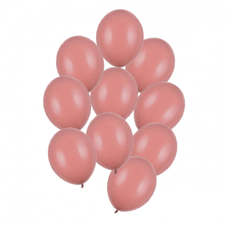 Balony Strong 27 cm dzika róża Pastel Wild Rose - 10 sztuk