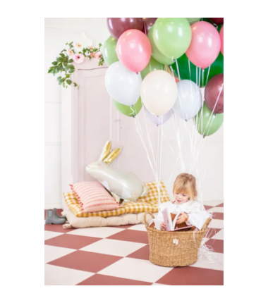 Balony Strong 27 cm dzika róża Pastel Wild Rose - 10 sztuk