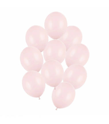 Balony Strong 27 cm jasnoróżowe Pastel Pale Pink - 10 sztuk