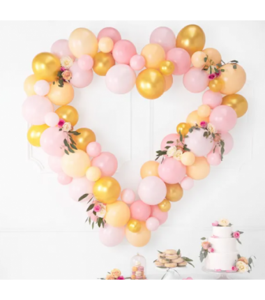 Balony Strong 27 cm jasnoróżowe Pastel Pale Pink - 10 sztuk