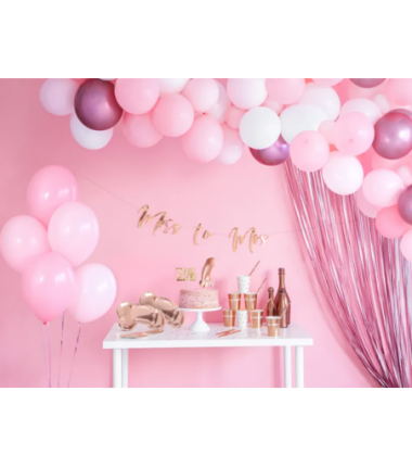Balony Strong 27 cm jasnoróżowe Pastel Pale Pink - 10 sztuk
