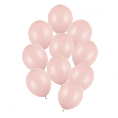 Balony Strong 27 cm brudny róż Pastel Dusty Rose - 10 sztuk