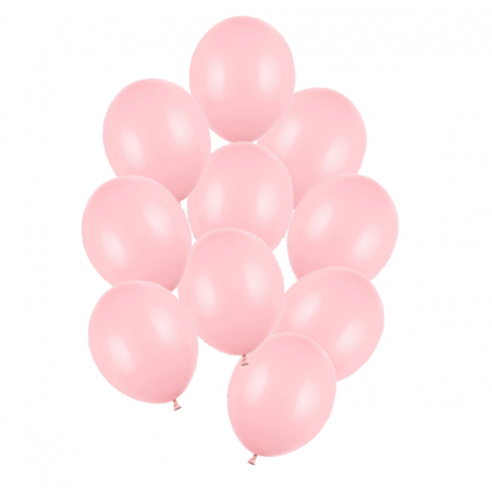 Balony Strong 27 cm różowe Pastel Baby Pink - 10 sztuk