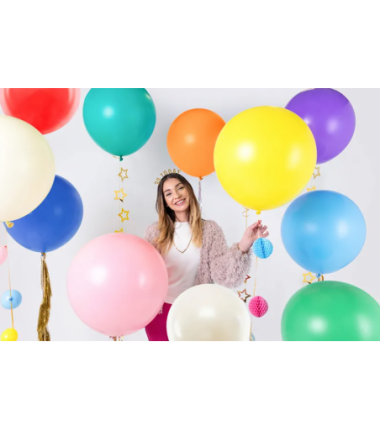 Balony Strong 27 cm niebieskie Pastel Blue - 10 sztuk