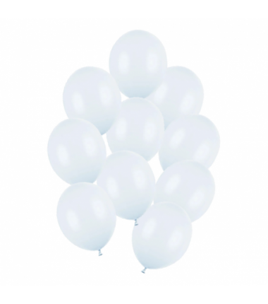 Balony Strong 27 cm mgliste niebieskie Pastel Light Misty Blue - 10 sztuk