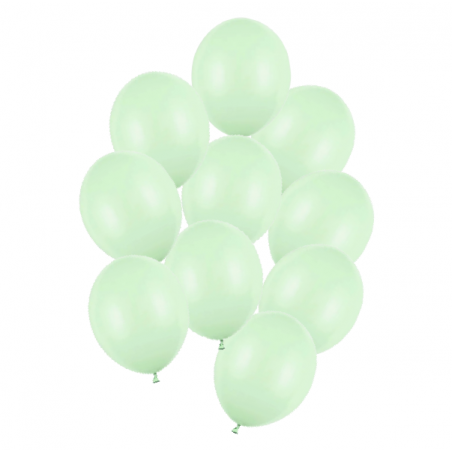 Balony Strong 27 cm pistacjowe Pastel Pistachio - 10 sztuk