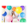 Balony Strong 27 cm makowe Pastel Poppy Red - 10 sztuk