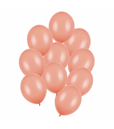 Balony Strong 27 cm brzoskwiniowe Pastel Peach - 10 sztuk
