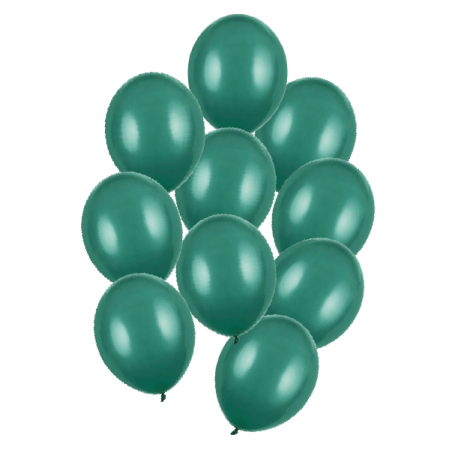 Balony Strong 27 cm butelkowa zieleń Pastel Bottle Green - 10 sztuk
