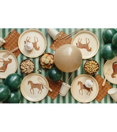 Balony Strong 27 cm butelkowa zieleń Pastel Bottle Green - 10 sztuk