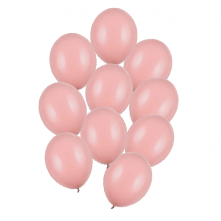Balony Strong 27 cm ciemny brudny róż Pastel Dark Dusty Rose - 10 sztuk