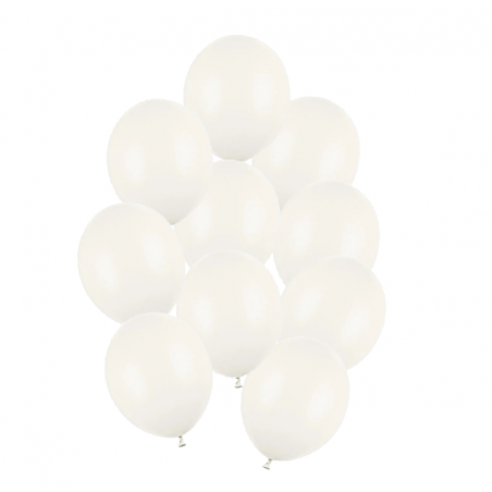 Balony Strong 27 cm złamana biel Pastel Off-white - 10 sztuk