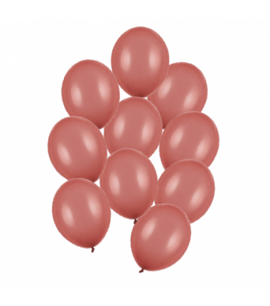 Balony Strong 27 cm burgundowe Pastel Burgundy - 10 sztuk