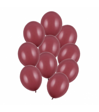 Balony Strong 27 cm śliwkowe Pastel Prune - 10 sztuk