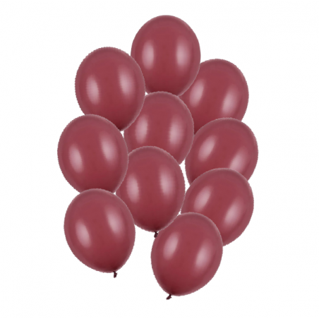 Balony Strong 27 cm śliwkowe Pastel Prune - 10 sztuk