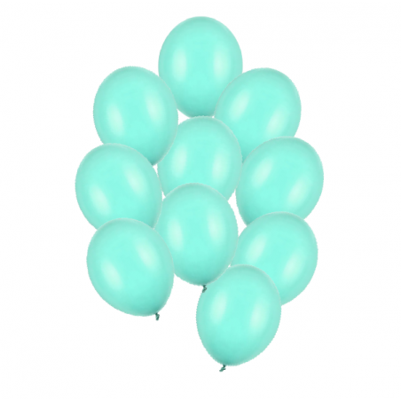 Balony Strong 27 cm miętowe Pastel Light Mint - 10 sztuk