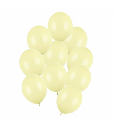 Balony Strong 27 cm jasnożółte Pastel Light Yellow - 10 sztuk