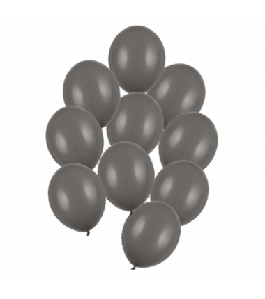 Balony Strong 27 cm szare Pastel Grey - 10 sztuk