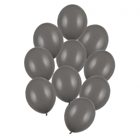 Balony Strong 27 cm szare Pastel Grey - 10 sztuk