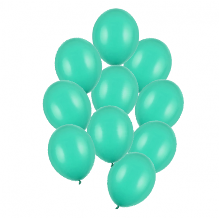 Balony Strong 27 cm seledynowe Pastel Aquamarine - 10 sztuk