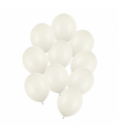 Balony Strong 27 cm kremowe Pastel Light Cream - 10 sztuk