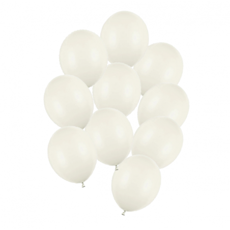 Balony Strong 27 cm kremowe Pastel Light Cream - 10 sztuk