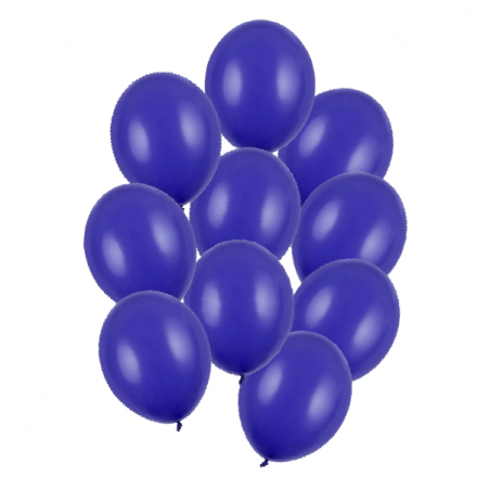 Balony Strong 27 cm ciemnoniebieskie Pastel Royal Blue - 10 sztuk