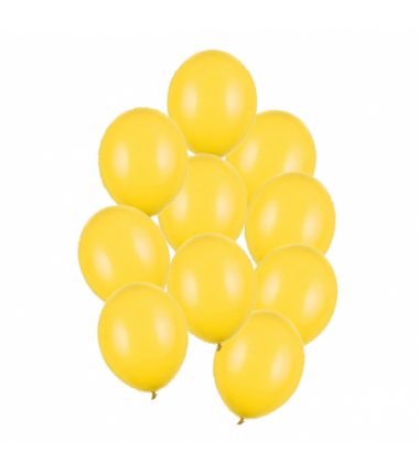 Balony Strong 27 cm miodowe Pastel Honey Yellow - 10 sztuk