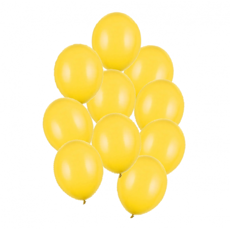Balony Strong 27 cm miodowe Pastel Honey Yellow - 10 sztuk