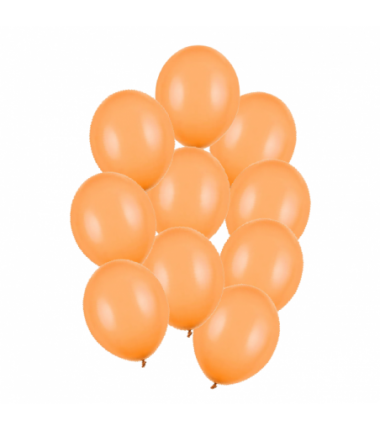 Balony Strong 27 cm pomarańczowe Pastel Brt. Orange - 10 sztuk