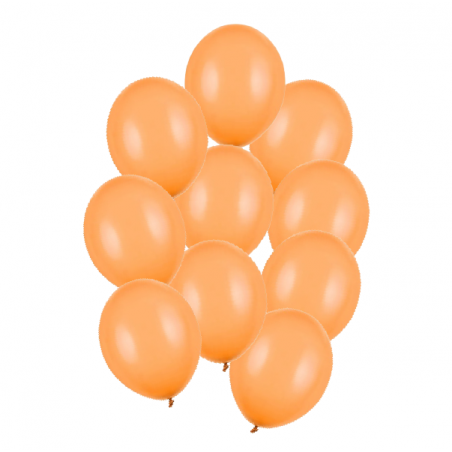 Balony Strong 27 cm pomarańczowe Pastel Brt. Orange - 10 sztuk