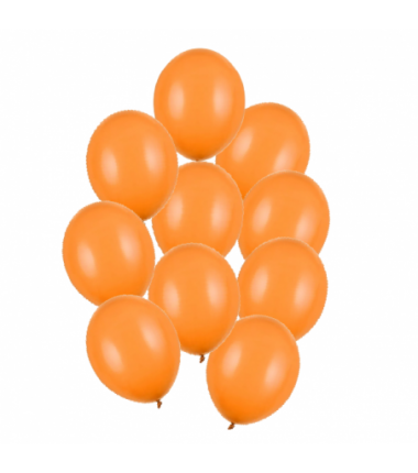 Balony Strong 27 cm mandarynkowe Pastel Mand. Orange - 10 sztuk