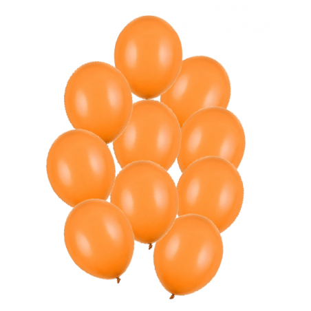 Balony Strong 27 cm mandarynkowe Pastel Mand. Orange - 10 sztuk