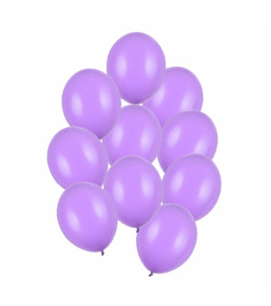 Balony Strong 27 cm lawendowe Pastel Lavender Blue - 10 sztuk