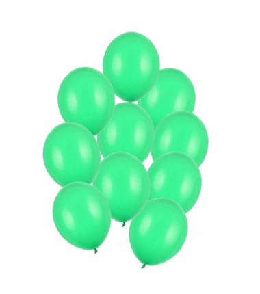 Balony Strong 27 cm zielony Pastel Green - 10 sztuk