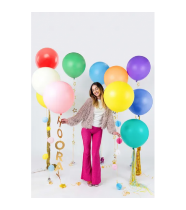 Balony Strong 27 cm zielony Pastel Green - 10 sztuk