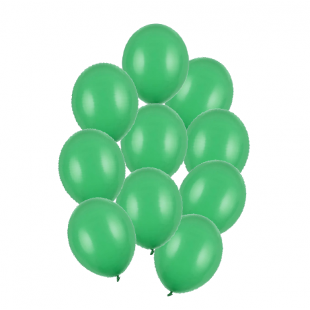 Balony Strong 27 cm emeraldowe Pastel Emerald Green - 10 sztuk