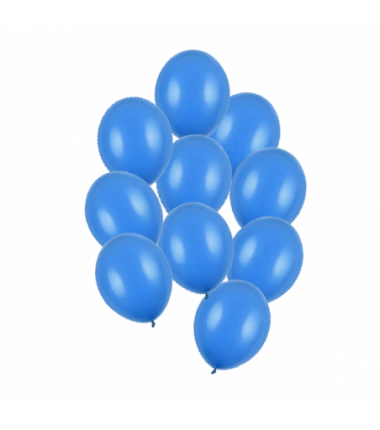 Balony Strong 27 cm chabrowe Pastel Corn. Blue - 10 sztuk