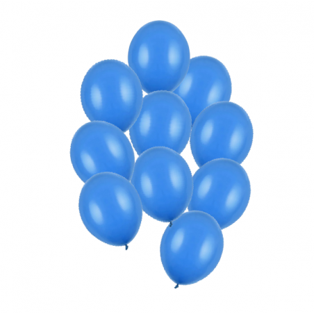 Balony Strong 27 cm chabrowe Pastel Corn. Blue - 10 sztuk