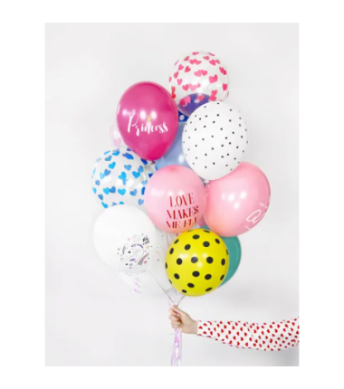 Balony Strong 27 cm chabrowe Pastel Corn. Blue - 10 sztuk