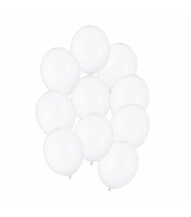 Balony Strong 27 cm przezroczyste Crystal Clear - 10 sztuk
