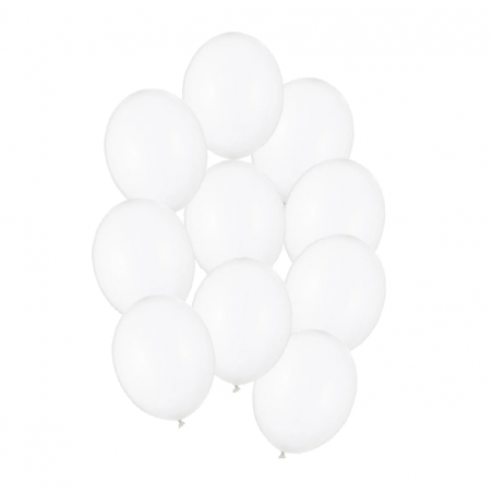 Balony Strong 27 cm przezroczyste Crystal Clear - 10 sztuk
