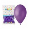 Balony Gemar 26 cm - 10" pastelowe fioletowe Purple G90/008 - 100 sztuk
