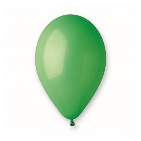 Balony Gemar 26 cm - 10" - pastelowe zielone Green G90/012 - 100 sztuk