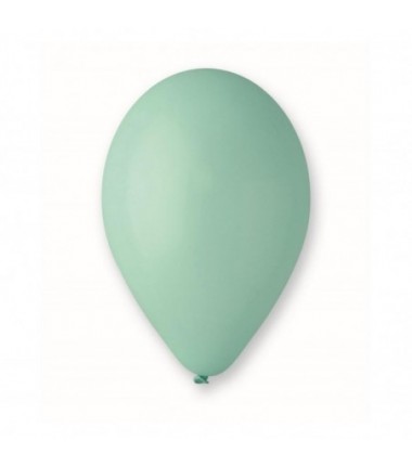 Balony Gemar 26 cm - 10" - pastelowe turkusowo-zielone (Zielony Bora) (macaron) Aquamarine G90/050 - 100 sztuk