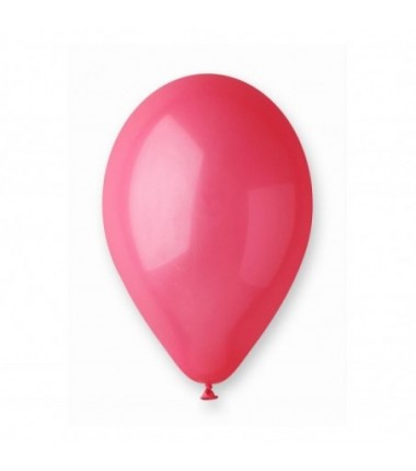 Balony Gemar 26 cm - 10" - pastelowe czerwone Red G90/005 - 100 sztuk