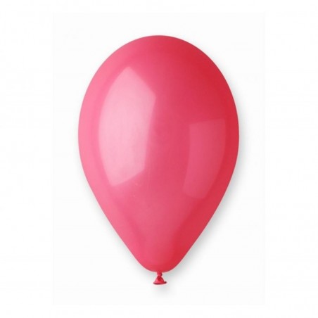 Balony Gemar 26 cm - 10" - pastelowe czerwone Red G90/005 - 100 sztuk