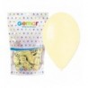 Balony Gemar 26 cm - 10" - pastelowe maślane Butter G90/103 - 100 sztuk