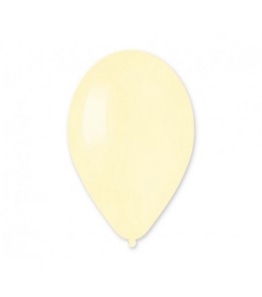 Balony Gemar 26 cm - 10" - pastelowe maślane Butter G90/103 - 100 sztuk