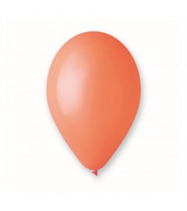 Balony Gemar 26 cm - 10" - pastelowe pomarańczowe Orange G90/004 - 100 sztuk